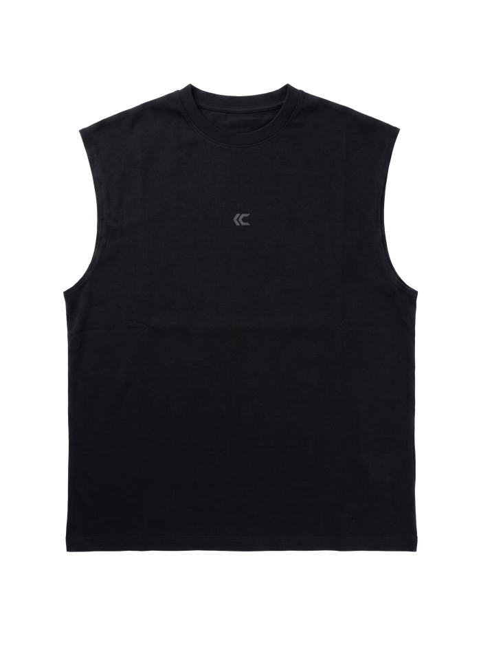 Black Sleeveless Tee