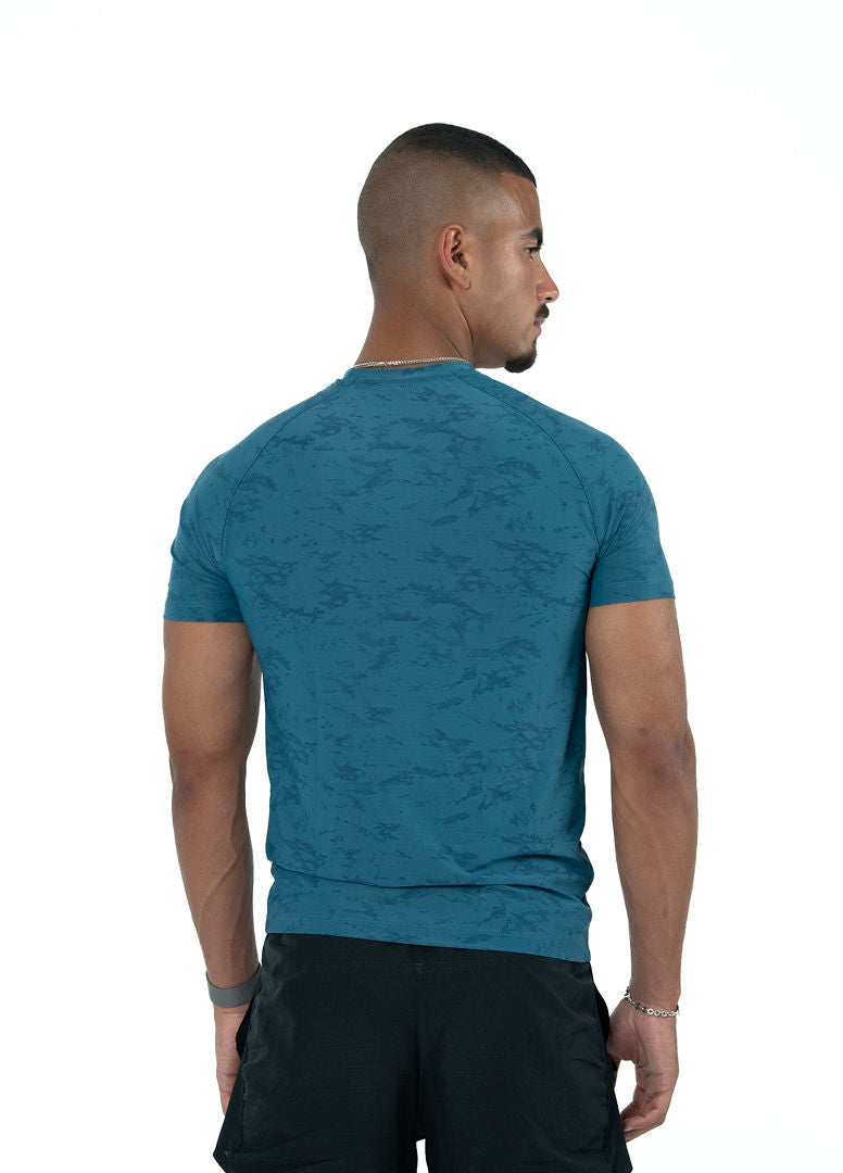 Blue Athletic Fit Tee