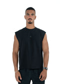 Black Sleeveless Tee