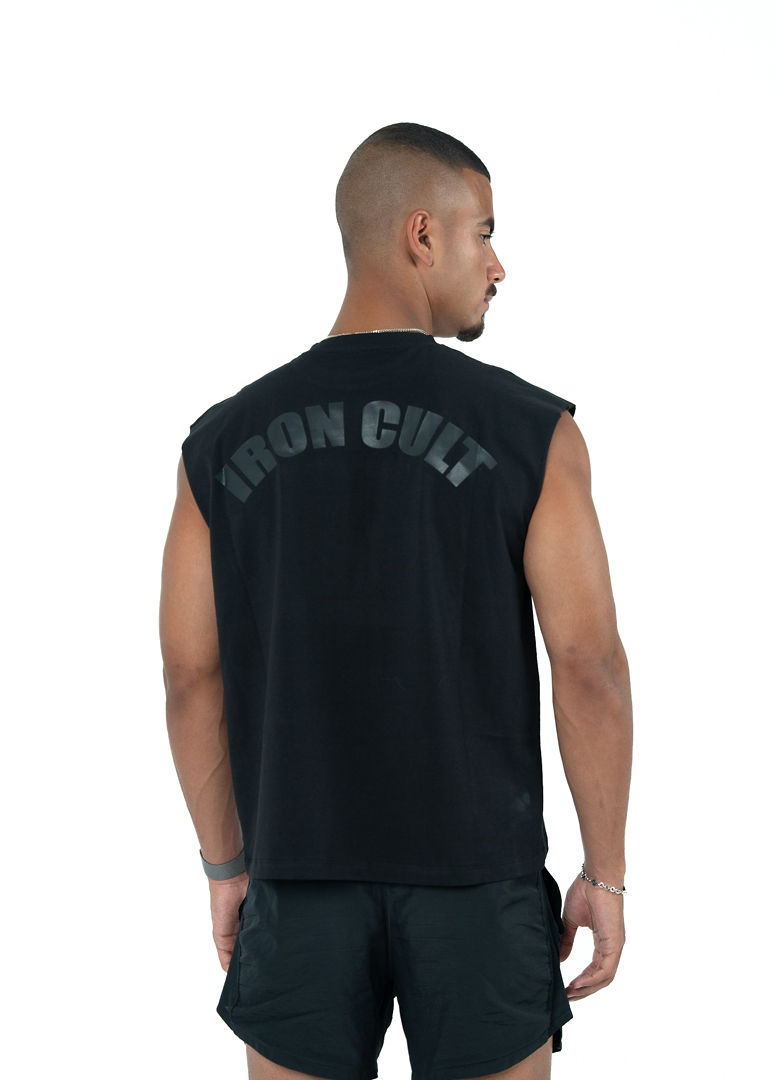 Black Sleeveless Tee