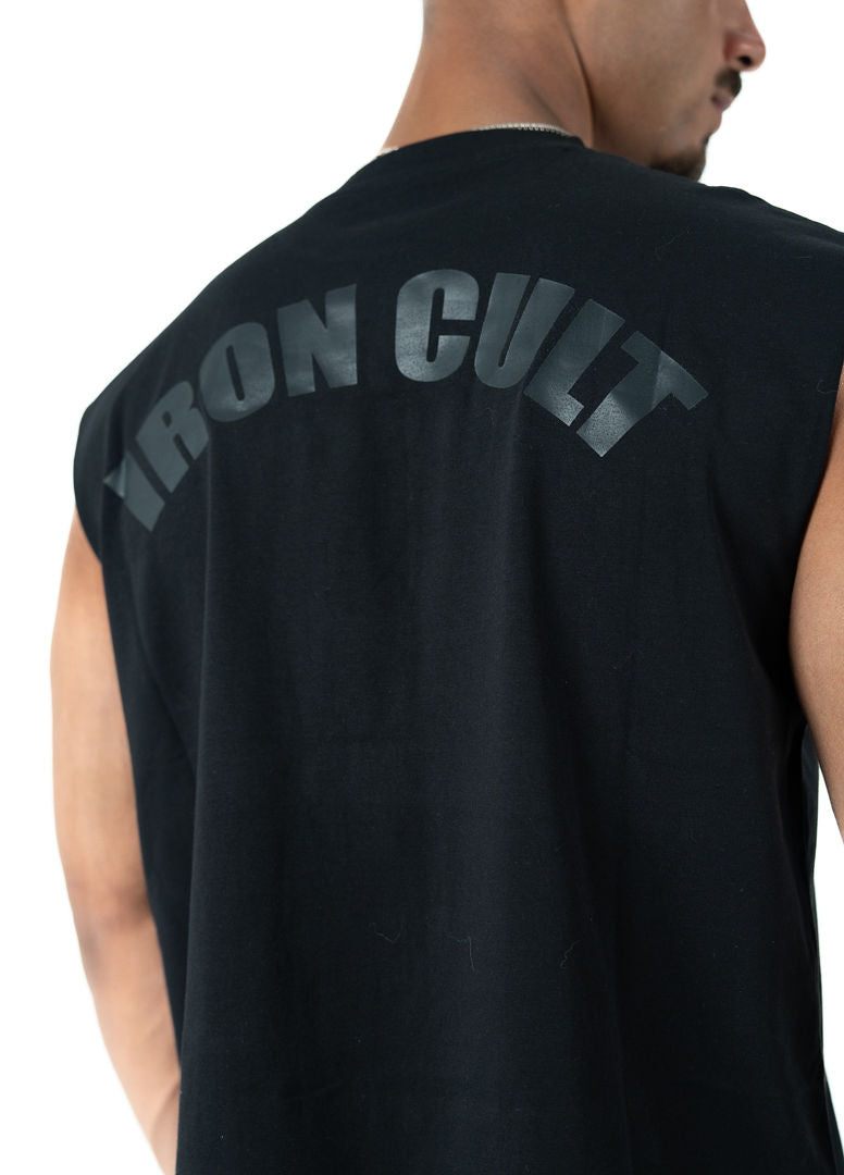 Black Sleeveless Tee