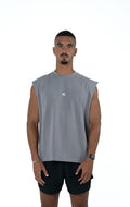 Gray Sleeveless Tee