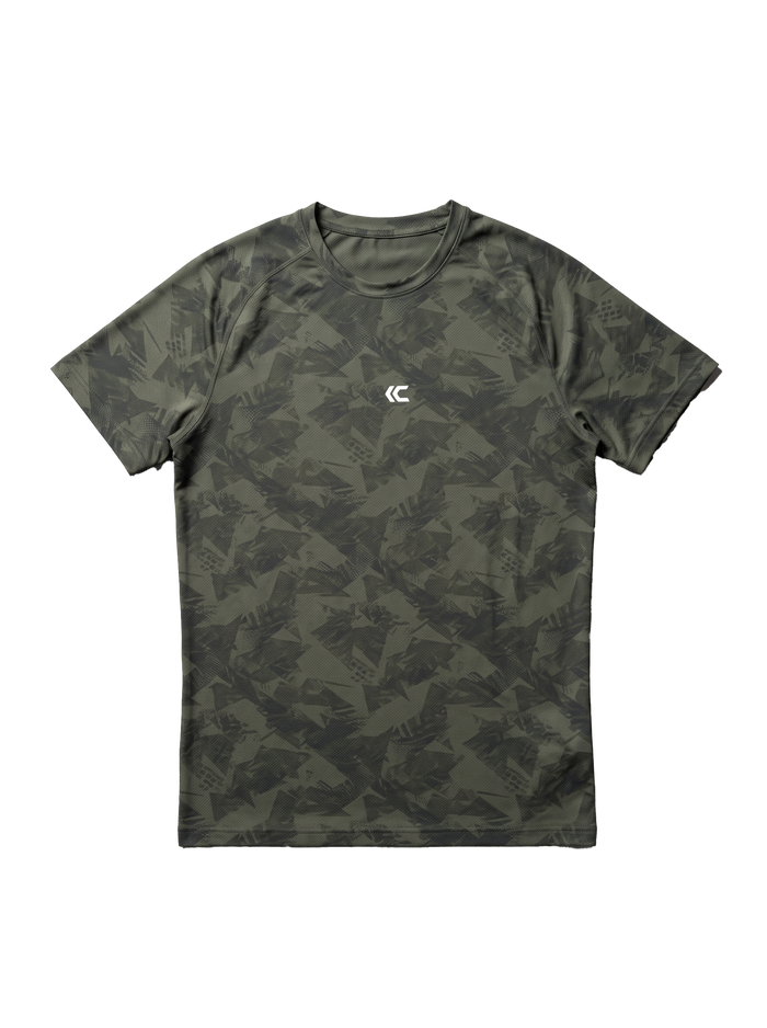 Olive Athletic Fit Tee